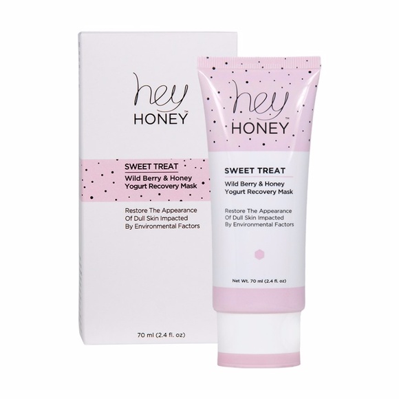 NEW Hey Honey Sweet Treat Wild Berry & Honey Yogurt Recovery Face Mask - Picture 1 of 6